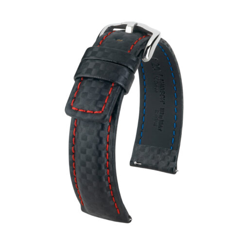 Hirsch watch Carbon strap L 18mm 02592052-2-18