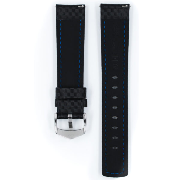 Hirsch Watch Carbon Black Strap L 20mm 02592050-2-20 - Image 3