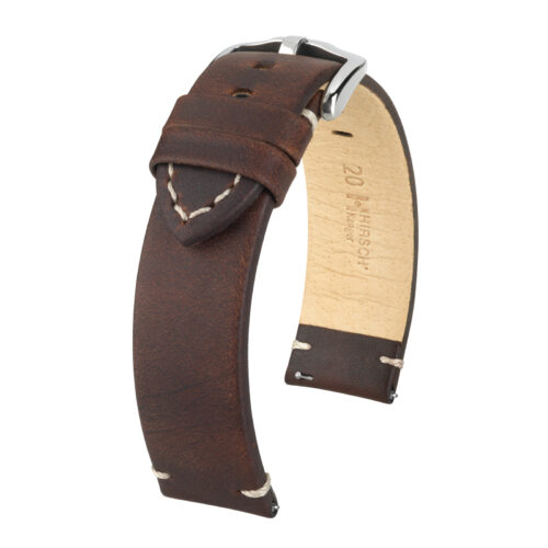 Hirsch Ranger genuine Calf leather watch strap 18 mm 05402010-2-18