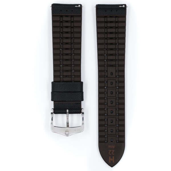 Hirsch Arne black calf watch strap 18 mm 0921094050-2-18 - Image 3