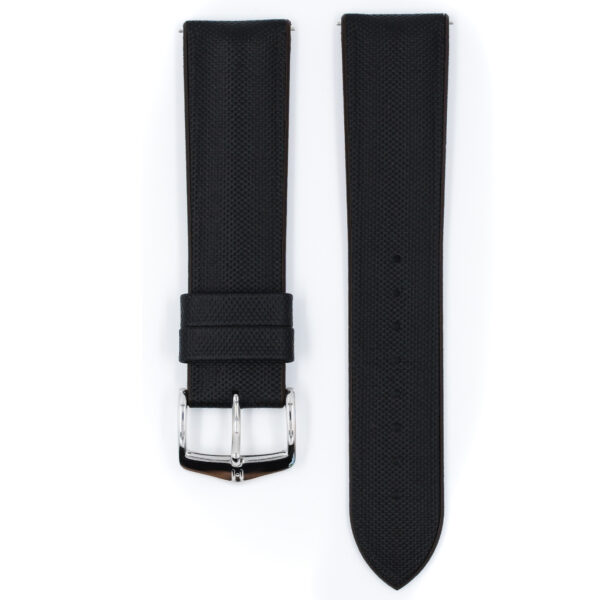 Hirsch Arne black calf watch strap 18 mm 0921094050-2-18 - Image 2