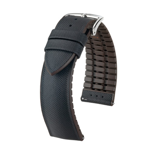 Hirsch Arne black calf watch strap 18 mm 0921094050-2-18