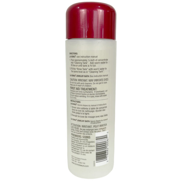 Connoisseurs Jewelry Cleaner Concentrate for ultrasonic cleaner machine 236 ml - Image 2