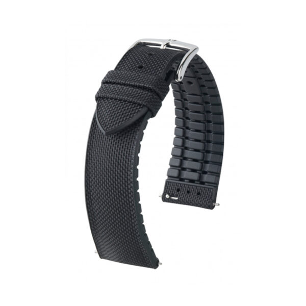 Hirsch Arne L Black Watch Strap 20mm 0925090050-2-20