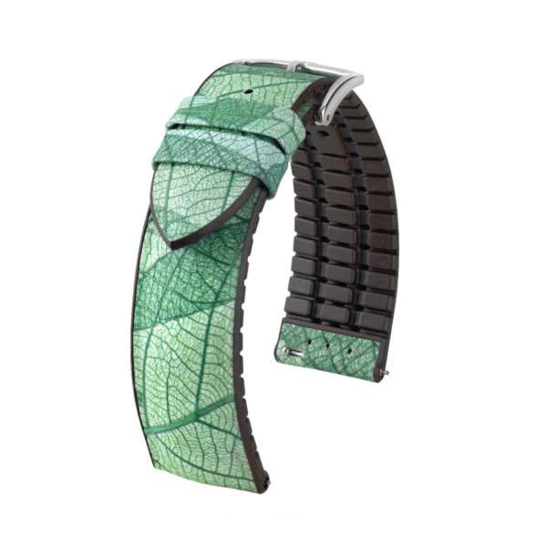 Hirsch Leaf Green Watch Strap 20mm 0921046040-2-20