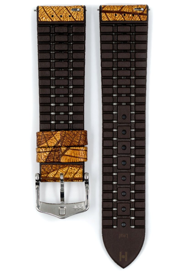 Hirsch Leaf Brown Watch Strap 22mm 0921046010-2-22 - Image 4