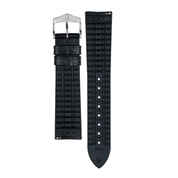 Hirsch George L Black Calf Leather Watch Strap 22mm 0925128052-2-22 - Image 3