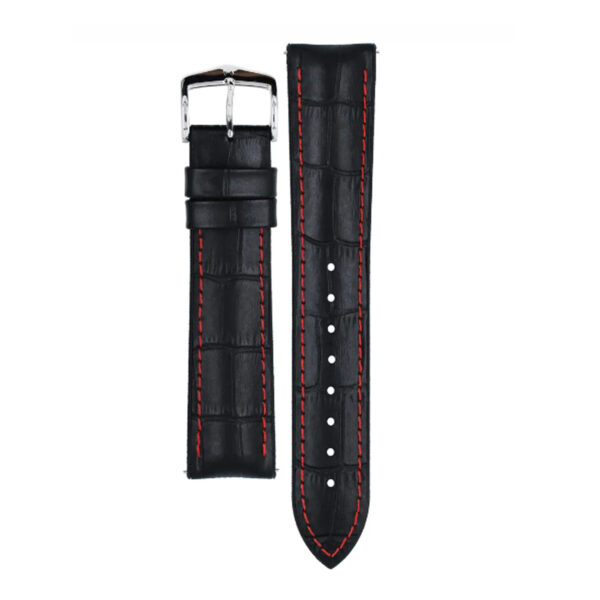 Hirsch George L Black Calf Leather Watch Strap 22mm 0925128052-2-22 - Image 2