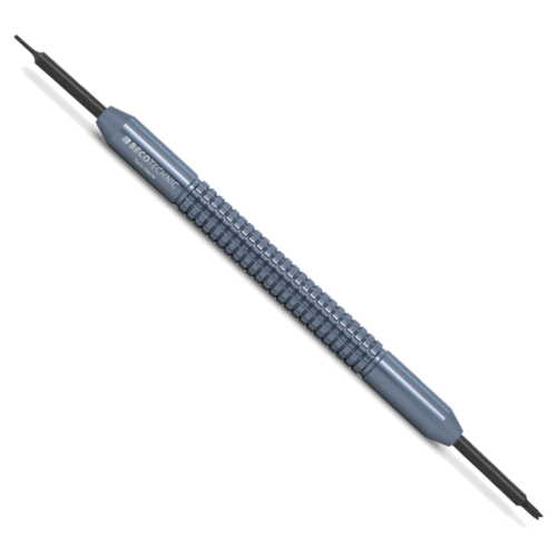 Spring bar tool for strap, bracelet replacement, anodized aluminum, 2 steel tips, 140 mm