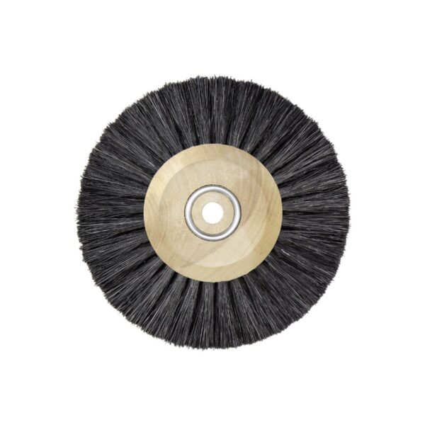 Generic wheel hard brush bristle 3 rows 80 mm, thickness 5 mm