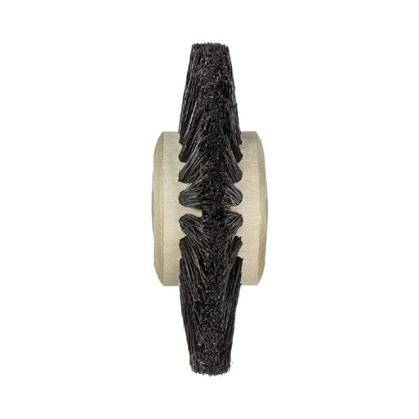 Generic wheel hard brush bristle 3 rows 80 mm, thickness 5 mm - Image 2