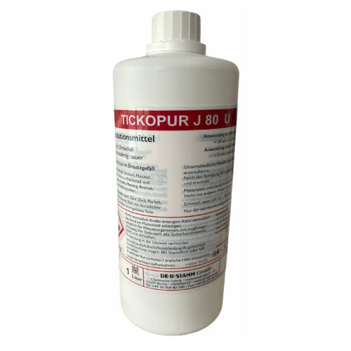 Tickopur J 80 U Deoxidation Cleaner Ultrasonic Cleaning 1L