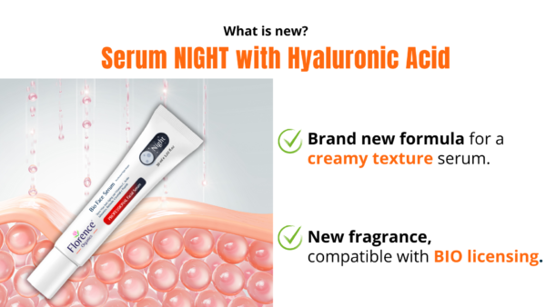 Bio Face Serum, Night Repair with Vitamin C Serum & Hyaluronic Acid 30 ml. Florence Organics - Image 4