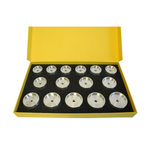 Bergeon 5499-15 Set of 15 Stake Switches with Straight Edges (Ø 22 - 36.5 mm)