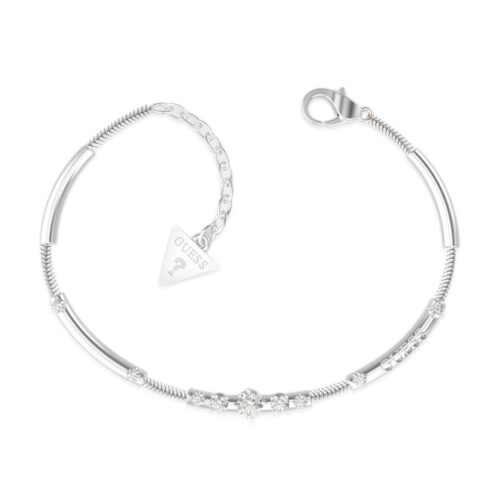 Guess women's bracelet with white zircons JUBB01407JWRHS