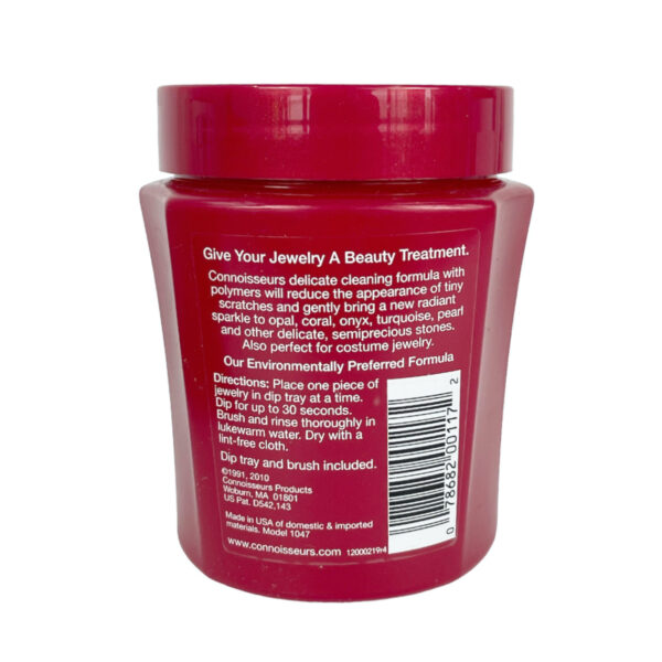 Connoisseurs Delicate Jewellery Cleaner cleaning solution for gold, silver, semi-precious stones & pearls 236 ml - Image 2