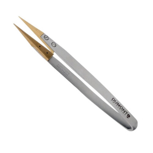 Dumont Dumoxel Tweezer 159 with Wooden Tips for Scratch-Sensitive Components