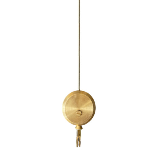 French Bracket Clock Pendulum – 35mm Solid Brass with 250mm Length – Gugita