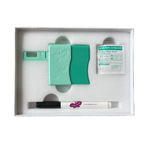 Easy Piercy Comfort ear piercing instrument made of antibacterial material