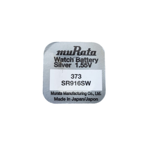Sony/Murata 373 SR68 SR916SW quartz watches battery silver oxide 1.55 volts 1x