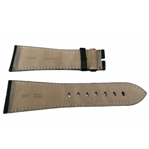 Cartier KD74BK97 29.0mm Black Leather Strap – Pre-Owned - Image 2