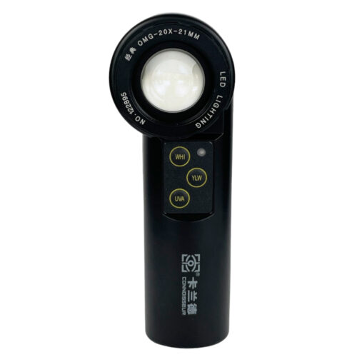 Connoisseur 20x Jeweler's Diamond Loupe Magnifier with UV & LED Light
