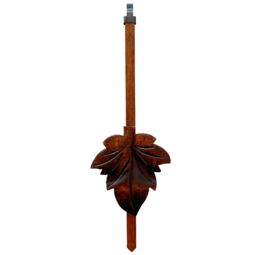 Pendulum for Cuckoo Clocks – Dark Brown, 210mm with Rod and Fitting (68 x 72mm)