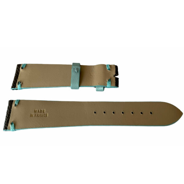 Louis Vuitton Monogram Leather Strap for Watches – Brown & Tiffany 18 mm - Image 2