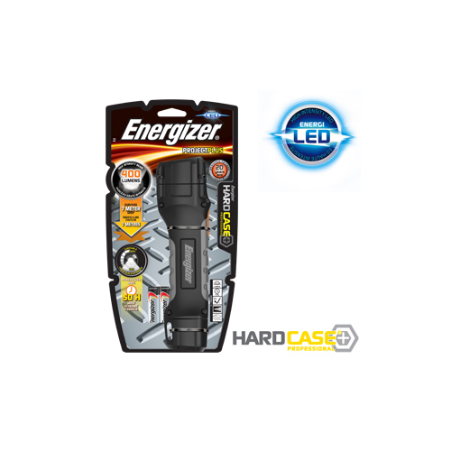 Energizer Hardcase LED 400 Lumens Professional Flashlight – Batteries Included