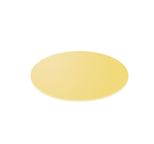 3M ILF 266X Lapping Film, Ø 203 mm, 12 µm Grain, Yellow, Self-Adhesive