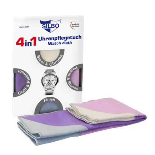 Silbo Watch Cleaning Cloth "4 in 1" - 35 x 35 cm