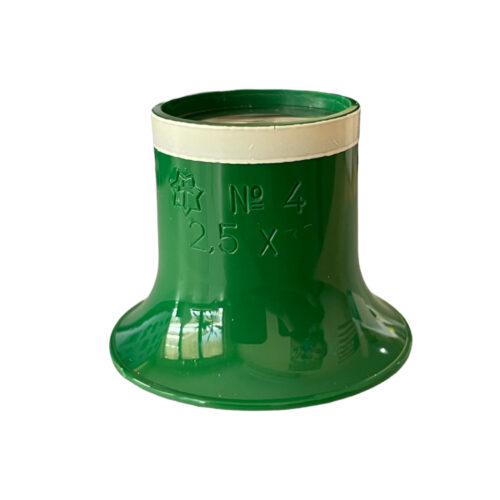 Sternkreuz Watchmakers Green Eyeglass Loupe N° 4 (2.5x) with White Ring