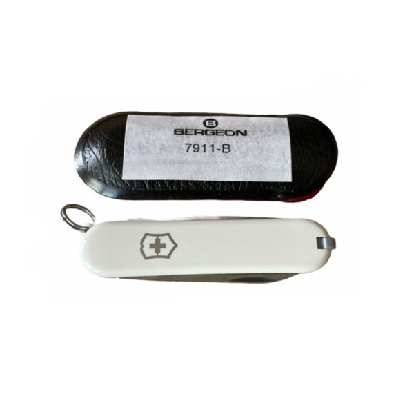 Bergeon 7911-B Victorinox Pocket Knife in White - Image 2
