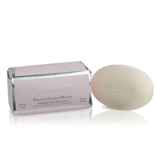 Luxury Soap Bar French Linen Water Max Benjamin