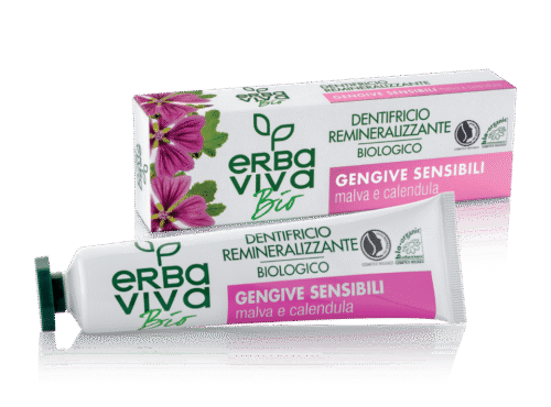 Erba Viva Bio Organic Toothpaste with Malva and Calendula – 75 ml