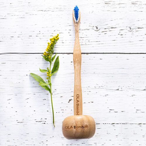 Individual Toothbrush Holder OLA Bamboo