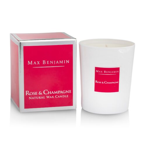 Max Benjamin Luxury Natural Candle Rose & Champagne