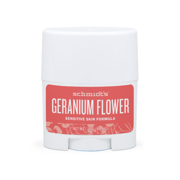 Schmidt's Naturals Sensitive Skin Deodorant Stick - Travel Size (Geranium Flower)