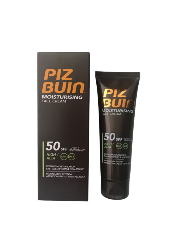 PIZ BUIN Moisturising Face Cream SPF 50 - Image 3