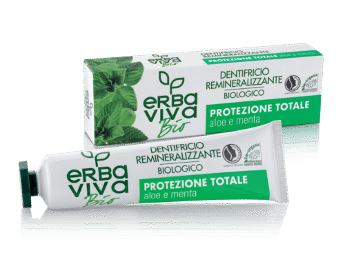 Erba Viva Bio Organic Toothpaste with Aloe Vera and Mint 75 ml