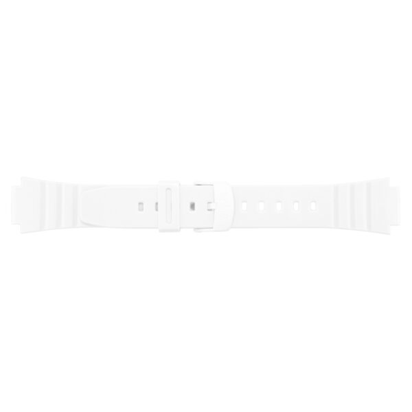 Casio 10409325 White Rubber Watch Strap W-214HC-7AV, W-214HC-7BV (16mm)