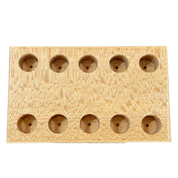 Wooden Stand for 5 Pliers for Watchmakers and Jewelers - Image 3
