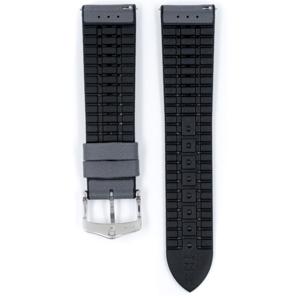 Hirsch Arne Grey/Silver Watch Strap 18 mm 0925094030-2-18 - Image 2