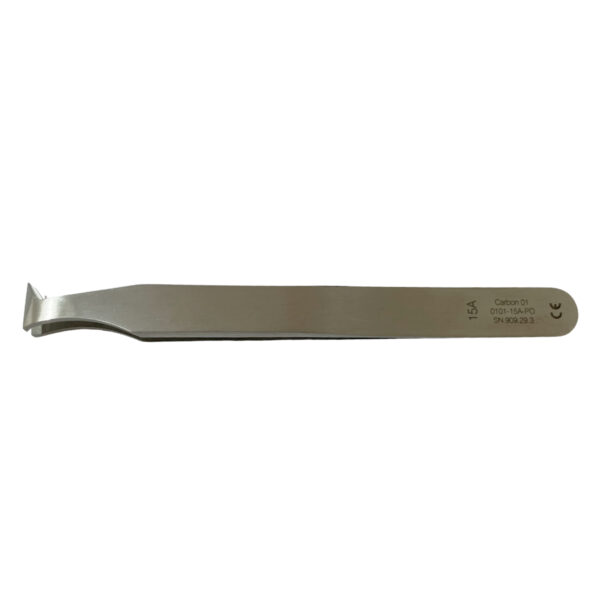 Dumont Carbon Steel Tweezer Type 15A – For Cutting Hairsprings (115 mm) - Image 2