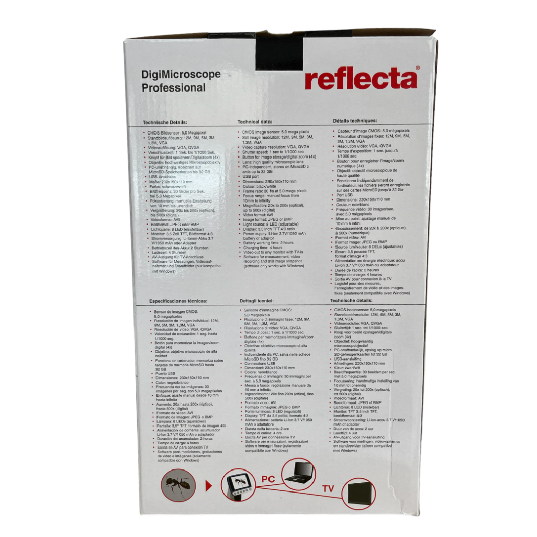 Reflecta Digital Microscope Camera with Color Display - Image 5