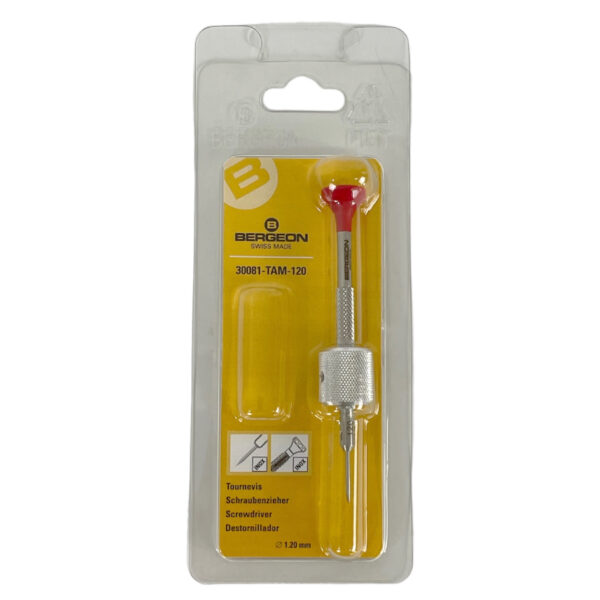 Bergeon 30081-TAM-120 Drum Barrel Watch Screwdriver - 1.20mm - Image 3