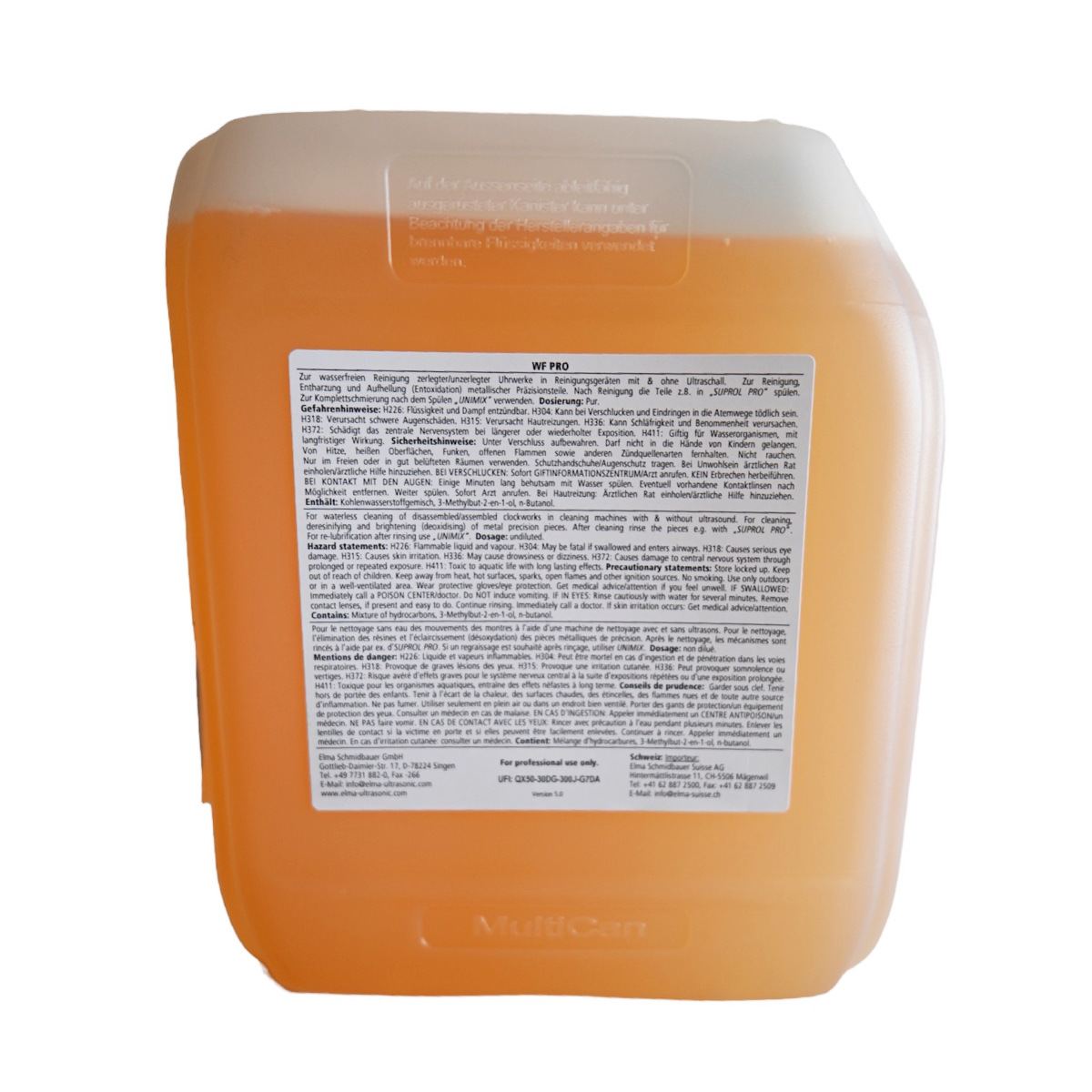 Elma WF Pro Watch Cleaning Solution 5L - Image 2