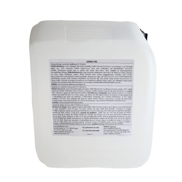 Elma Suprol Pro Rinsing Solution for Watches, Clocks, Appliances & Movements (5L) - Image 2