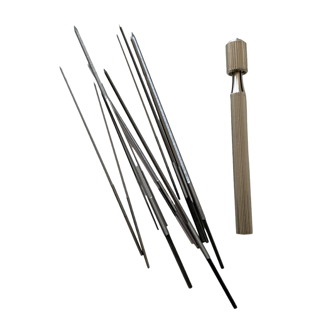 Gugita Set of 12 Reamers with Angle and Reamer Holder
