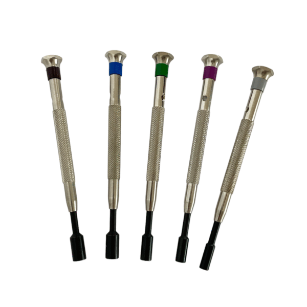 Horotec MSA 01.107-05 Set of 5 Special Screwdrivers with Fixed Female Key